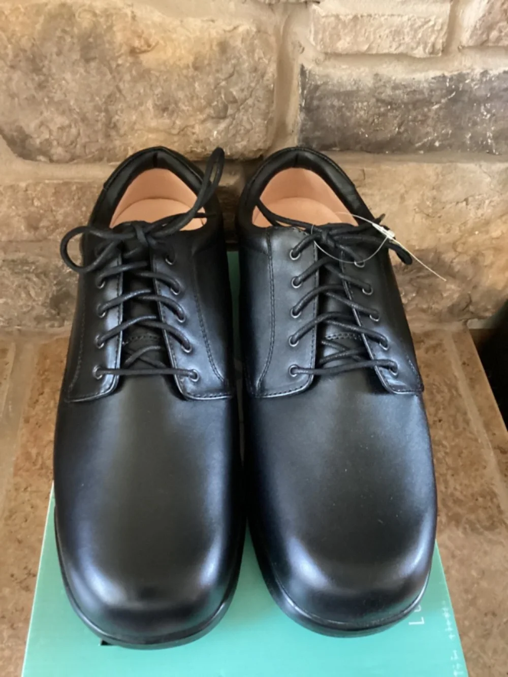 Apex‎ 1270M Mens Size 15 X-Wide Oxford Black Lace New In Box - Picture 3 of 10